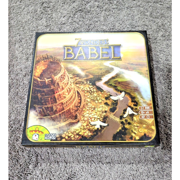 Babel Expansion Game For 7 Wonders Antoine Bauza Repos Strategy 100% Complete - Picture 1 of 4